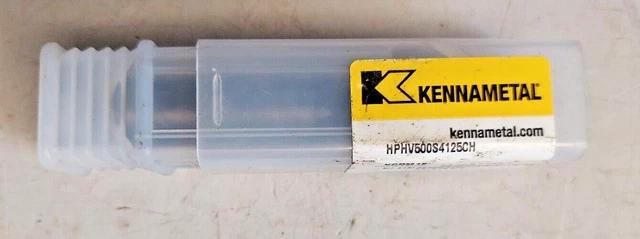 Kennametal HPHV500S4125CH, KCPM15 Harvi Endmill 1/2"x1/2"x1-1/4"x3" - scuffs on