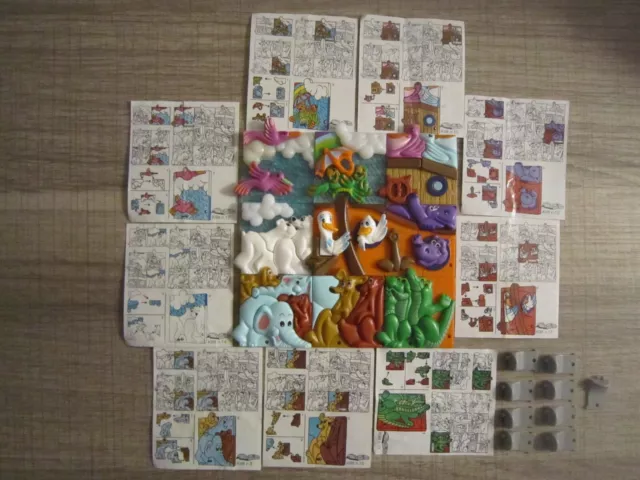 Serie Kinder  Complete.. Puzzle 3D  L'arche De Noe + Bpz