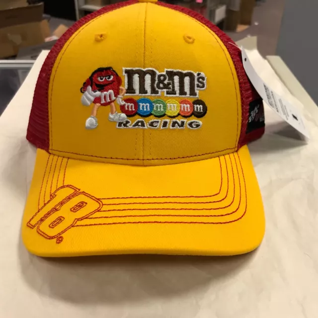 Kyle Busch 2021 #18 M & M da Corsa Giallo & Rosso Tappo