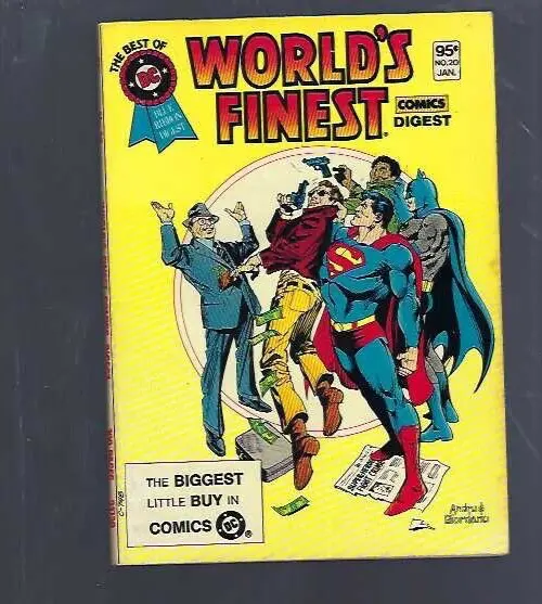 Dc Special Blue Ribbon Digest  20 - Worlds Finest - Vf 8.0   -    Dc Comics