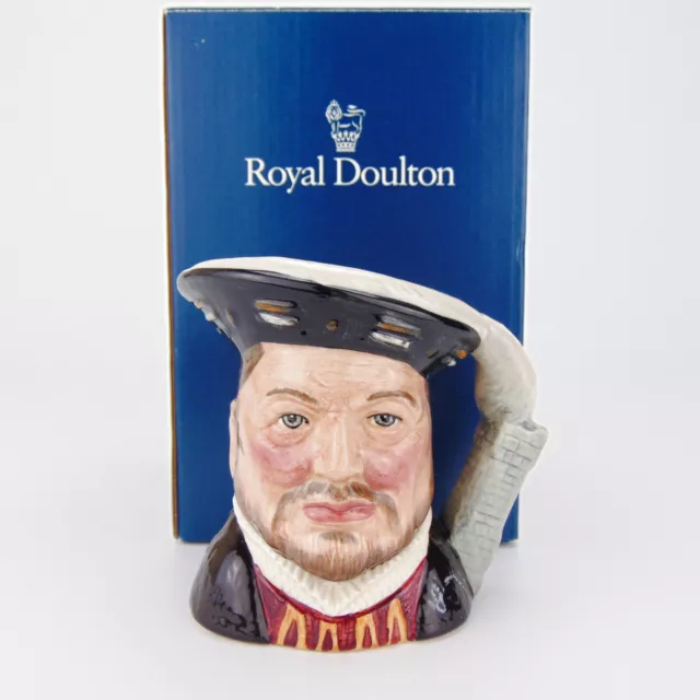 Boxed Royal Doulton Character Toby Jug King Henry VIII D6647 Small