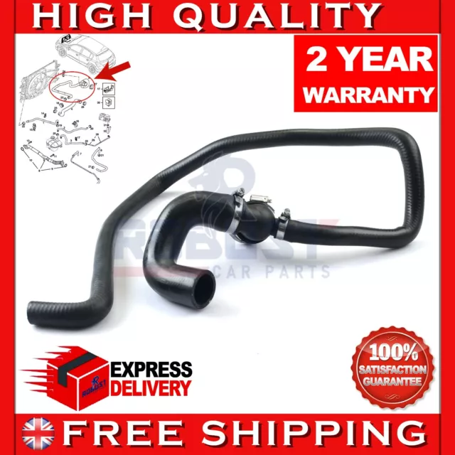 For Vauxhall Opel Astra H Mk5 Zafira B Mk2 Radiator Outlet Hose 13118272