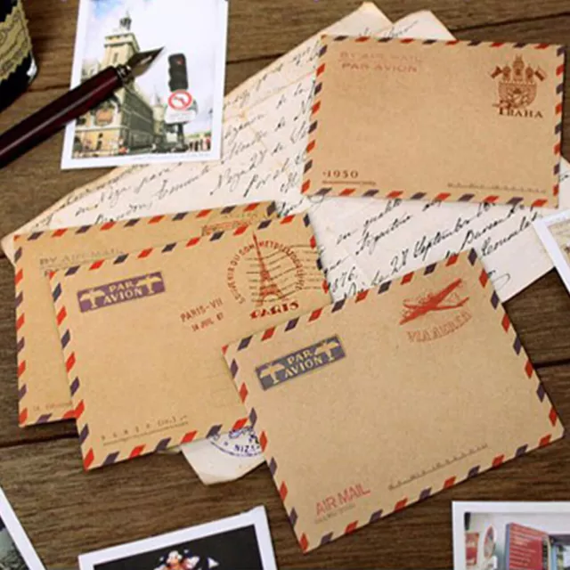 10pcs Kraft Paper Envelope Retro Small Storage Envelopes for Scrapbooking Gift