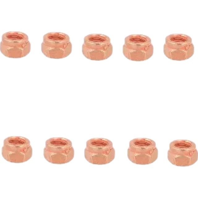 DADI VITI COLLETTORI SCARICO DA 8X1,25X1OH PER FIAT 500 TT E 126 - Foto 11