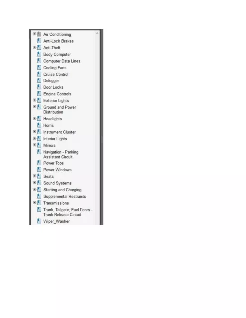 Chevrolet Camaro 2010 Color Wiring Diagram Schematic V6 3.6L pdf