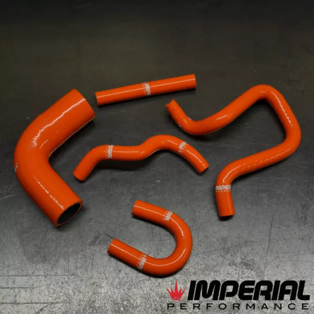 Astra Zafira Silicone Breather Hose Kit - Z20 Let Leh Vxr Gsi Sri Turbo - Orange