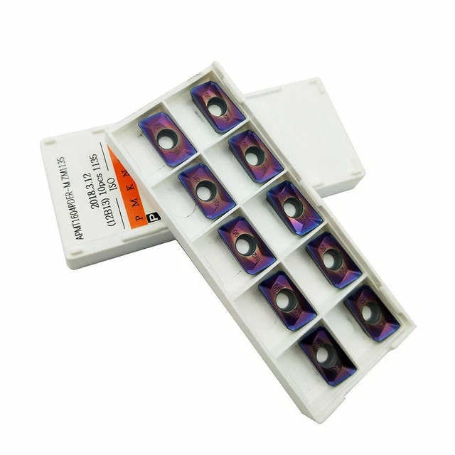 RANRAO Insert Fraisage Carbure APGT1604PDFR G2 MA H01 - Pour Aluminium - Haute Durée De Vie