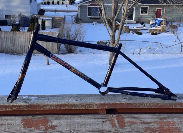 Cadre BMX Vintage Dyno VFR Old School Années 90 - Bleu Chromoly 20 Pouces - Occasion