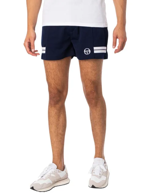 Sergio Tacchini Men's Supermac Tennis Shorts, Blue