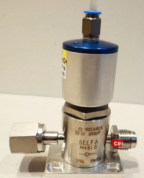 Rotarex Selfa M4SI S Valvola di intercettazione a membrana acciaio inox PN 8,5 -usata -