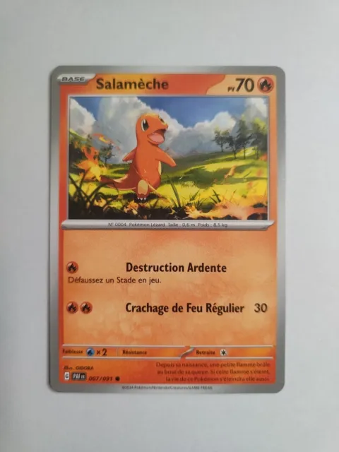 Pokemon Card - Salameche 007/091 - Destinations De Paldea EV04.5