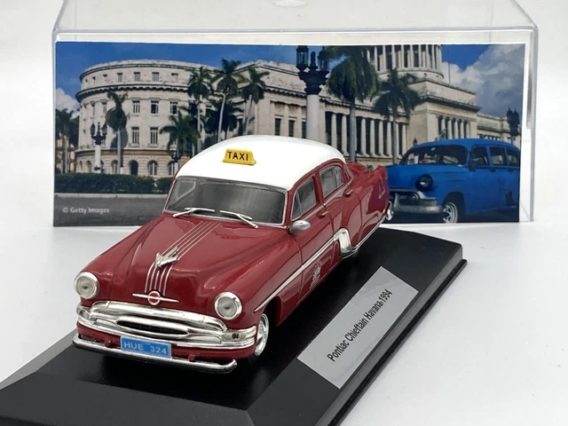 Taxi Pontiac Chieftain Havana 1994 1/43 avec boite vitrine.