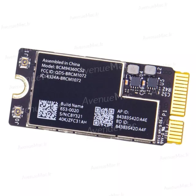 Carte réseau WiFi sans fil MacBook A1297