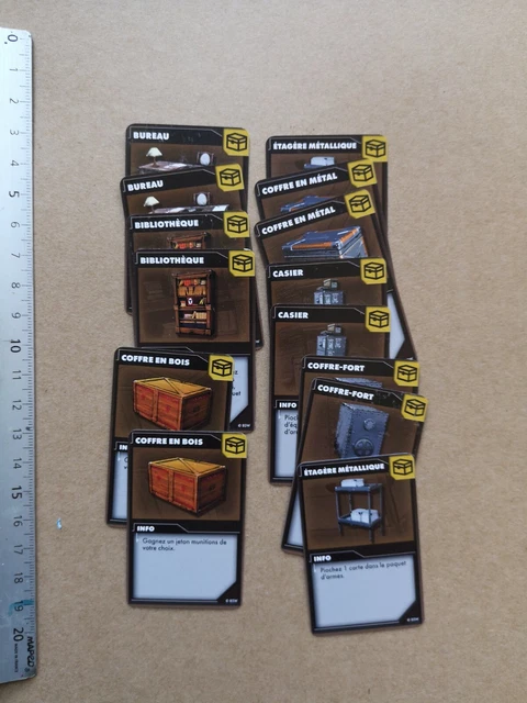 Cartes Coffre Françaises Du Jeu Weird WW2 / Wolfenstein - ARCHON STUDIO - Jeu De Plateau, Référence G877