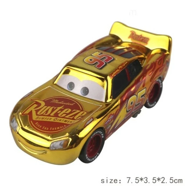 Jouet Cars Disney Pixar Voiture Flash Mc Queen 8 versions  Apple, gold ,silver