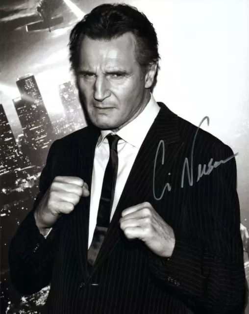 Liam Neeson 8x10 signed Photo autographed Picture includes COA