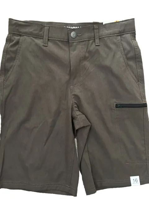 Boys' SONOMA Flexwear Tech Cargo Shorts w/Adjustable Waist  Size 16  NWT