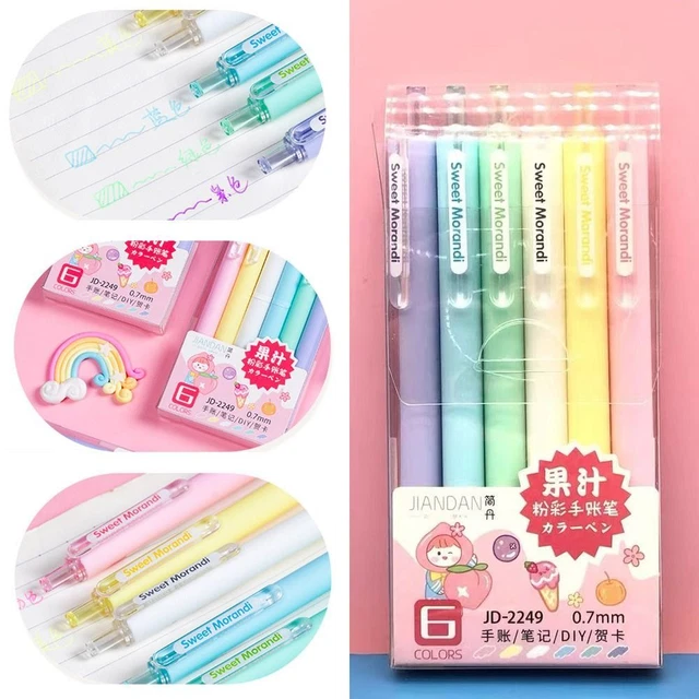 Points clés Marqueurs Stylo de couleur Ensemble de stylos à surligneur