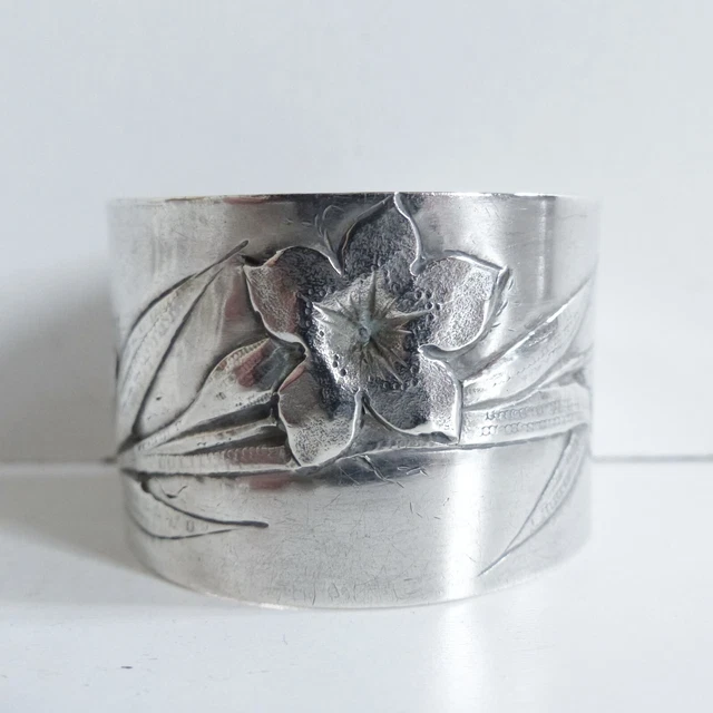 Rond de serviette rocaille argent massif | GSLR Antiques