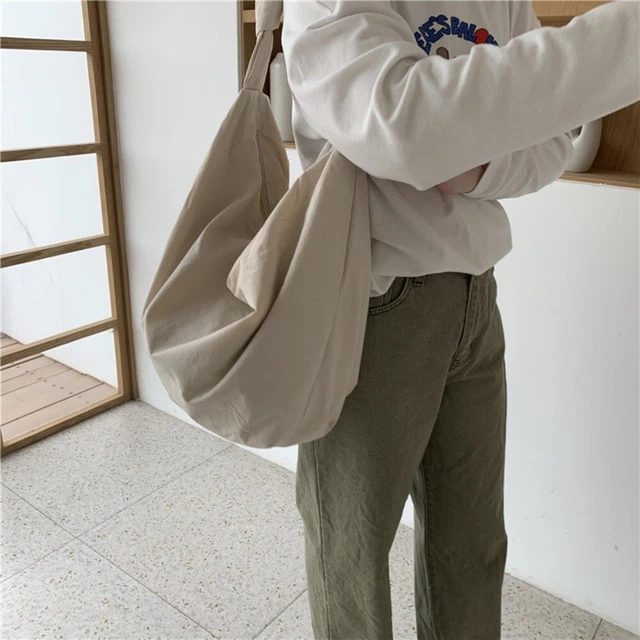 Nylon Femmes Sac Couleur solide Sac shopping Sac à bandoulière diagonal  Fille