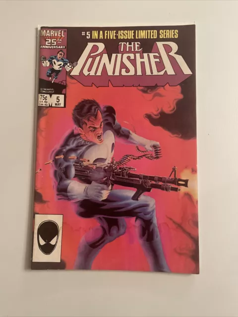 The Punisher #5 Limited Series 1986 1st Solo Run The Punisher #5 Limited Series 1986 1st Solo Run