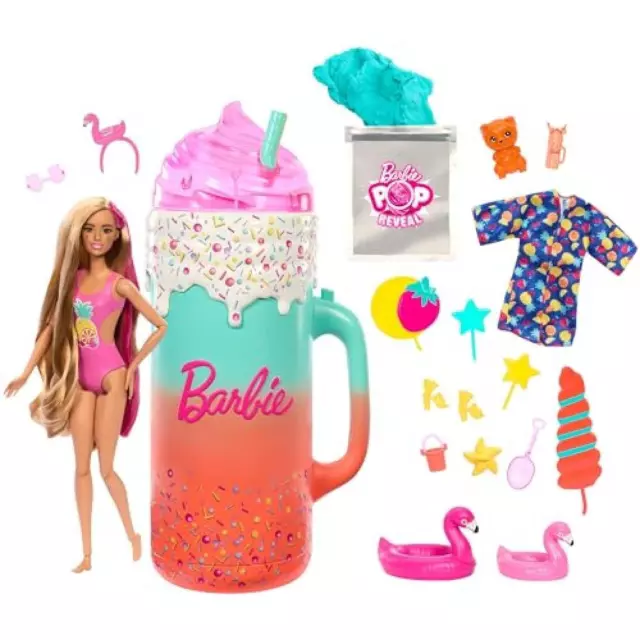 (TG. Piccolo) Barbie - Pop Reveal Sorprese Profumate Serie Frutta, set regalo co