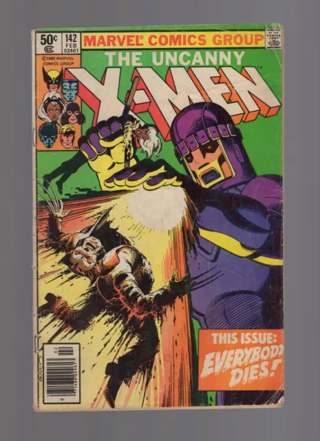 Uncanny X-Men #142 - Days of Future Past Part 2 - Low Grade