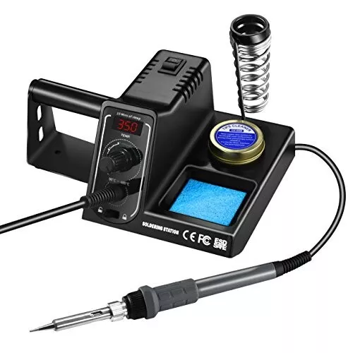 Soldering Iron Station 60W, LED Digital Screen, Fast-Heating 90℃- 480 ℃, ON/Off