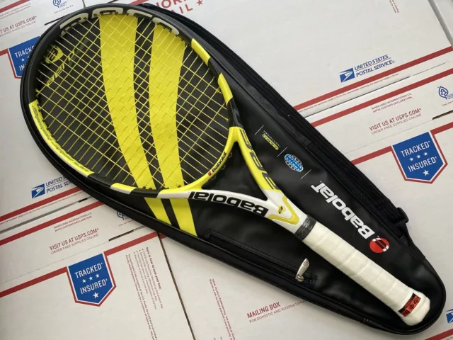 RAFAEL NADAL Babolat Aeropro Drive Tennis Racket 4 1/2 ORIGINAL NEW