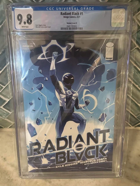 Radiant Black 1 Image Comics 2/21 Costa 1:10 Incentive Variant CGC 9.8