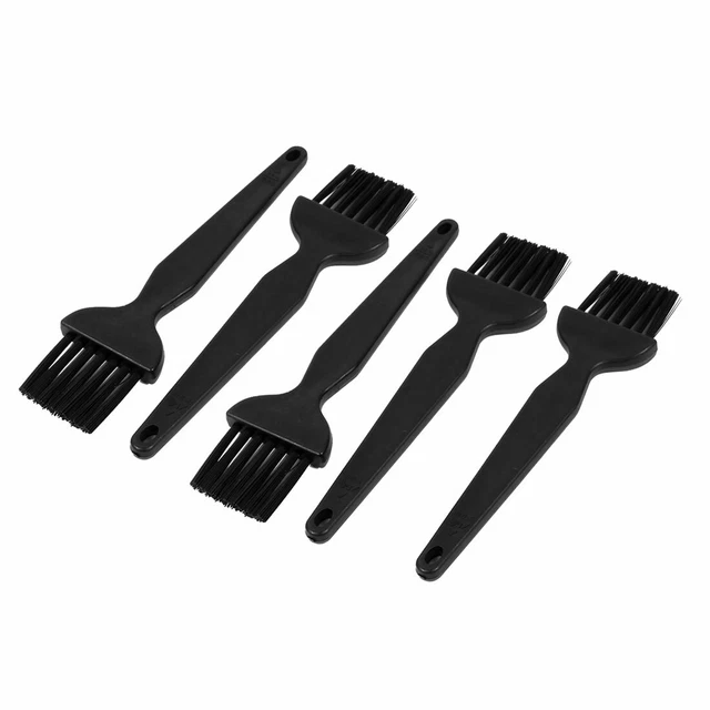 5pcs Plastic Flat Handle Computer Vents Anti Static ESD Clean Dust Brush