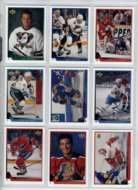 Hockey Upper Deck 1993-94 Cards Choose Upick from list (1-310)