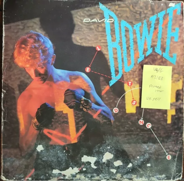 David Bowie Lets Dance Vinyl Record VG/F AML3029 1983