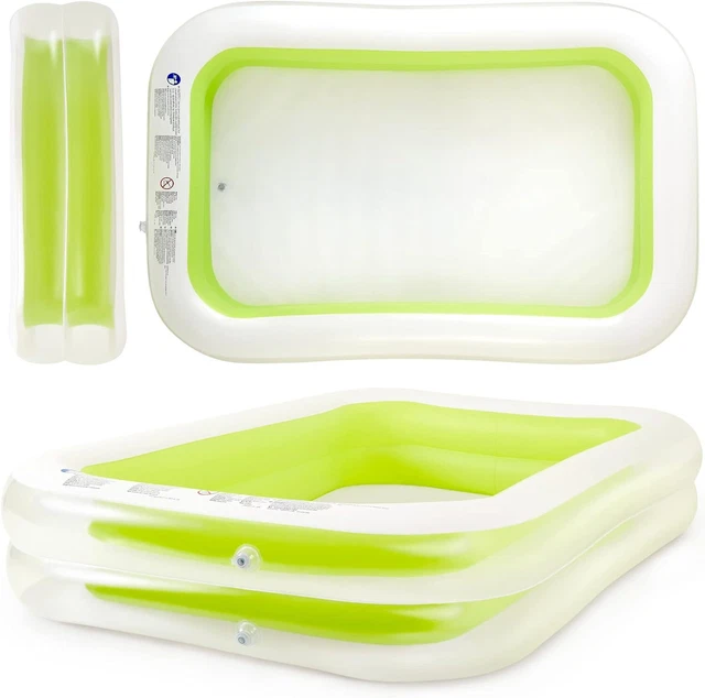SUNMER Extra Large Inflatable Family Paddling Pool - For Kids and Adults - Easy