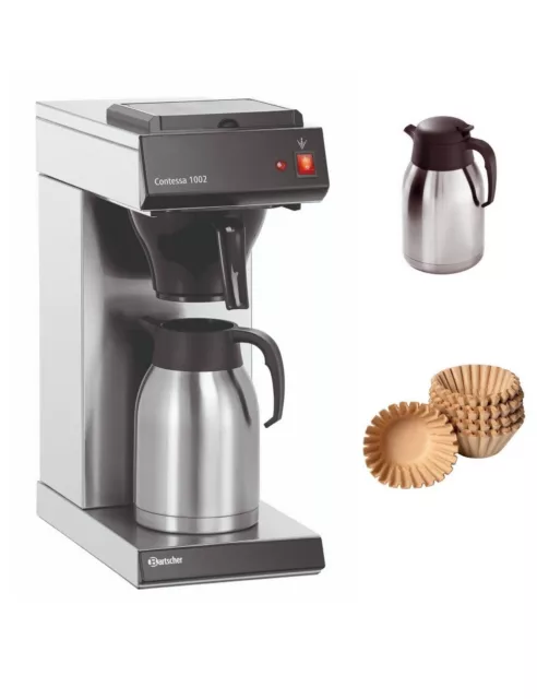 Gastronomie Filter Kaffeemaschine Contessa  + Filter + extra Isolier Kanne