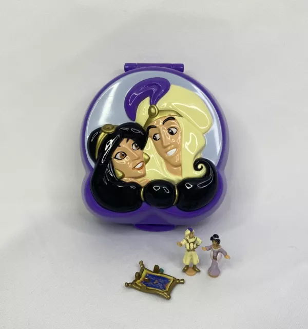 Polly Pocket Vintage 1995 Bluebird Toys Disney Aladdin Playcase Complete
