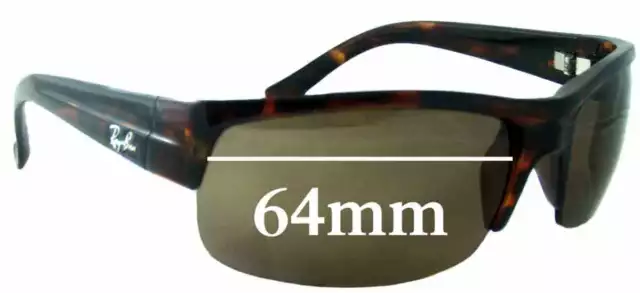 SFx Replacement Sunglass Lenses fits Ray Ban RB4079 - 64mm Wide