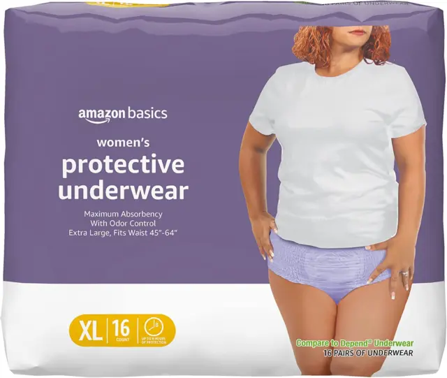Always Discreet Incontinence Postpartum Underwear Women Maximum