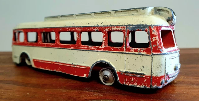 Ancien Jouet En Tôle Bleu – Autobus RENAULT Vintage (occasion)