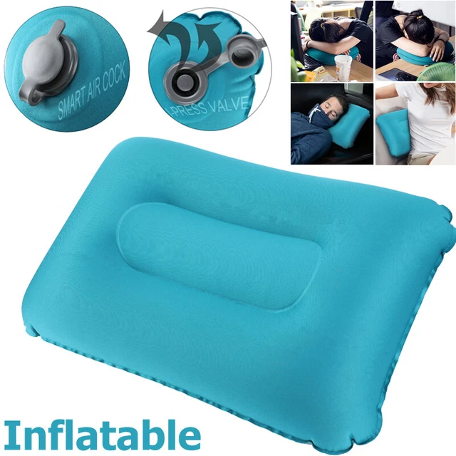 Inflatable Travel Pillow Set for Airplane - Inflatable Neck Pillow for Airplane