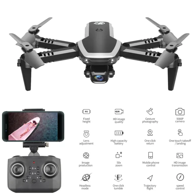 Drone CSJ S171 PRO RC con telecamera 4K modalità headless volo 3D con funzione 3 batterie