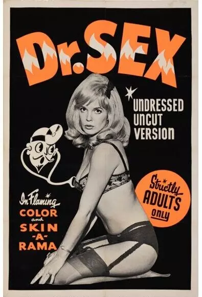 Adult Dr Sex Movie Poster Print 17 X 12 Reproduction