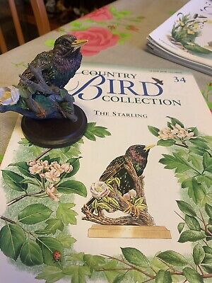 Country bird collection Andy Pearce Issue 34 ‘Starling’ Sculpture/Magazine