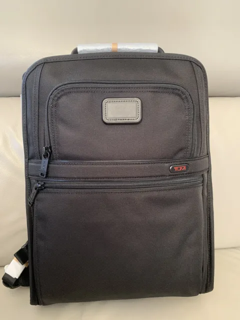 New Tumi Slim Expandable Brief Backpack Black Gen 4.3 Core Black