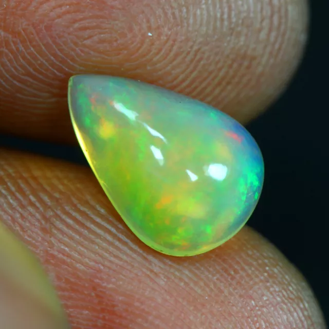 1.70 Cts_Great Collection_100 % Natural Untreated Multi-Color Flash Welo Opal