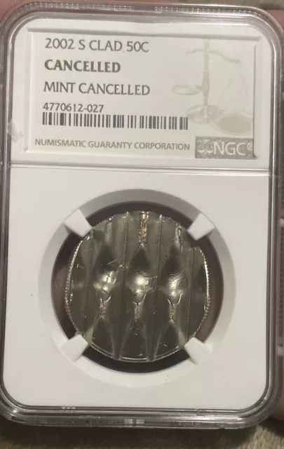 KENNEDY 50c HALF DOLLAR MINT CANCELLED ERROR US COIN IN NGC HOLDER🔥👀