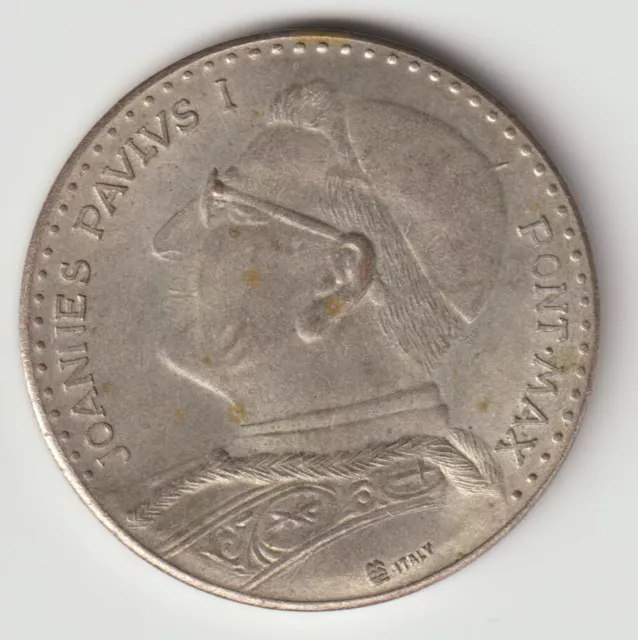 a 1978 SILVER coin from VATICAN CITY