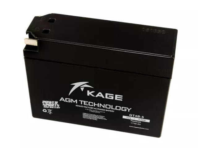 Batterie Gel KAGE YT4B-BS pour Suzuki Dr-Z 70 Tr 50 Yamaha Sr 500 Tt-R 50 90 110