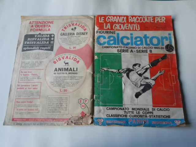 Album Figurine Calcio Panini 1965 - 66  /  Con N. 350 Figurine - Da Recupero