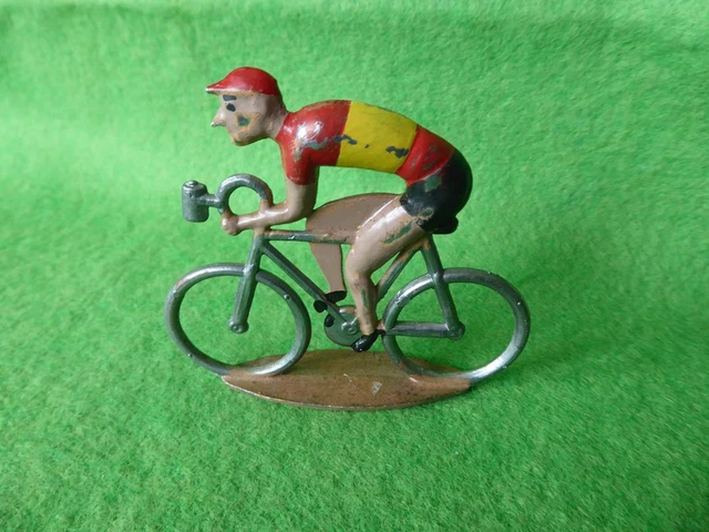Figurine cycliste R Maillot jaune - Cycliste miniature fabriqué en France